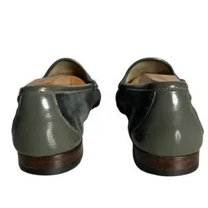 Gucci | Shoes | Gucci Horsebit Gray Accent Velvet Patent  display picture 3